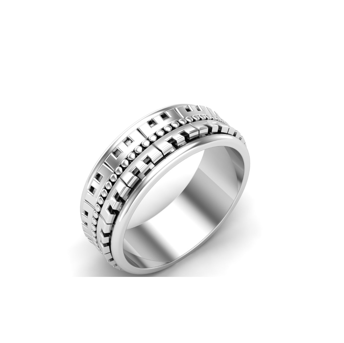 Bague anneau argent Helicia